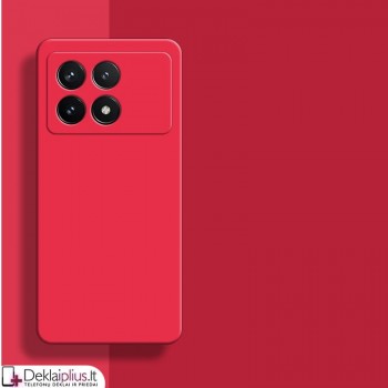 Liquid Air silikoninis raudonas dėklas - su kameros apsauga (Xiaomi Poco F6 Pro 5G) Liquid Air silikoninis raudonas dėklas - su kameros apsauga (Xiaomi Poco F6 Pro 5G)